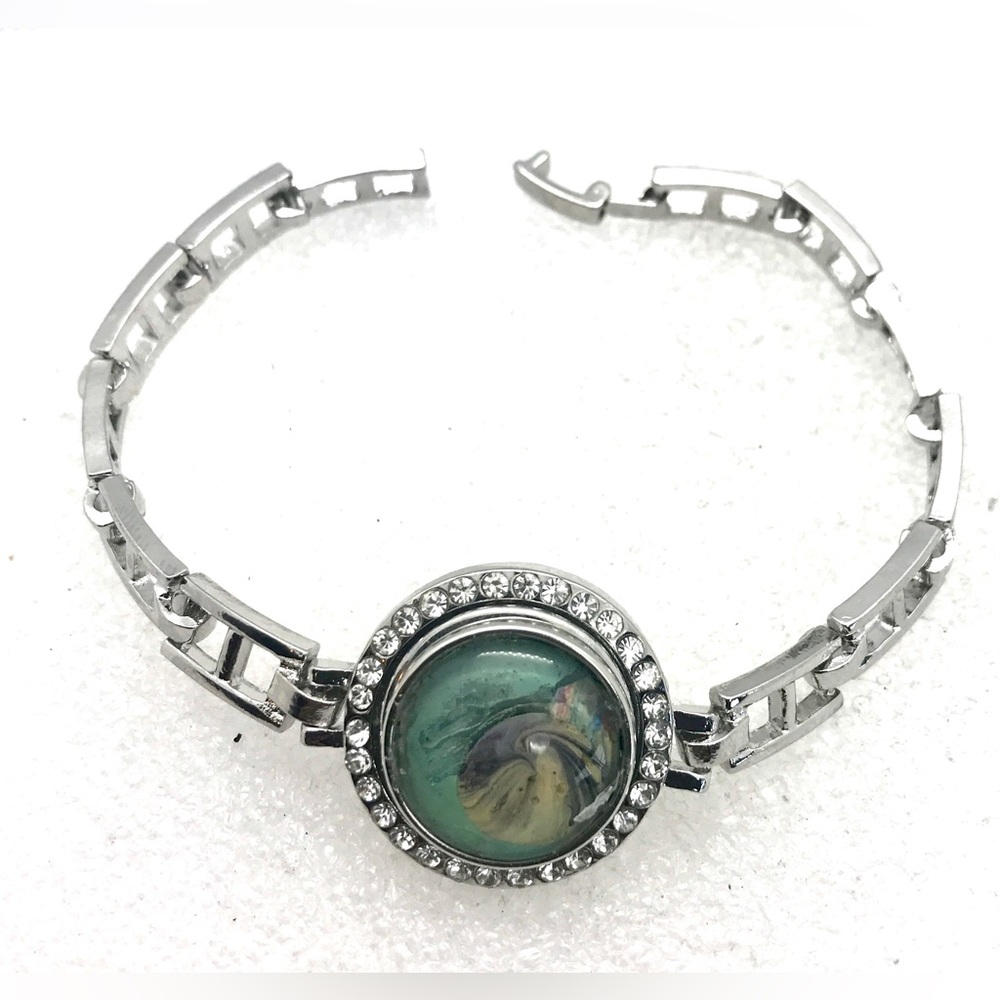 Snap bracelet with Handmade 20mm snap SB20